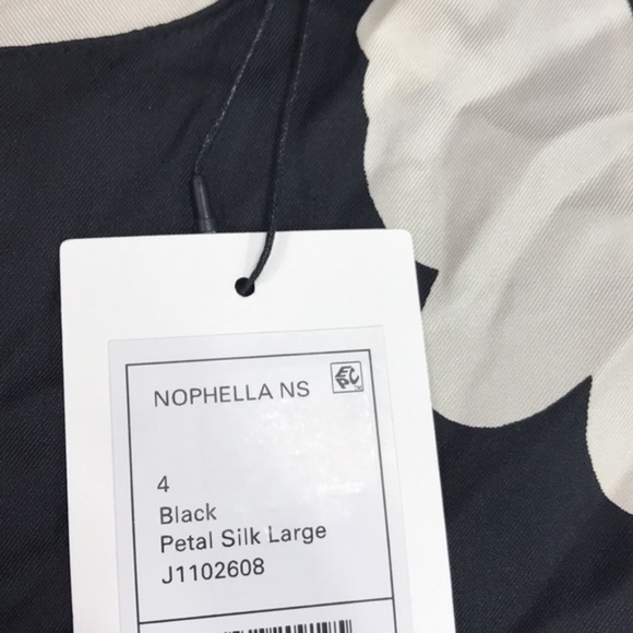 Theory Nophella Drop Waist Silk Midi Dress - Picture 4 of 8